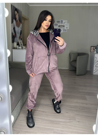 Жіночий костюм велюровий Style Point (355341541)