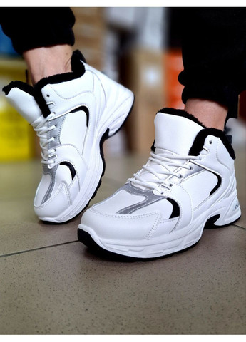 Зимние белые кроссовки женские с утеплителем из меха Stilli кросівки белые зима (362646988)