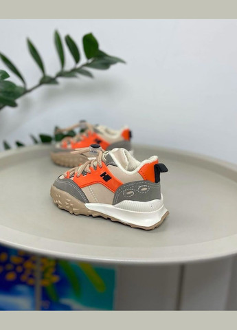 Бежевые спортивные, домашние, повседневные, кэжуал, джинсовые осенние детские ботинки осенние рыжие 970 No Brand