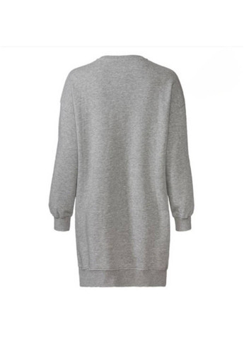 Серое спортивное, повседневный платье-свитшот Esmara однотонное