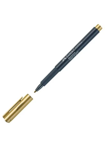Набор маркеров тонких металликов для декорирования Metallics Marker M (1,5 мм) 12 цветов (32019) Faber-Castell тонких металіків для декорування Metallics Marker (401197183)