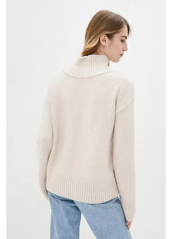 Молочный демисезонный свитер sw863 42-44 шампиньоны Sewel