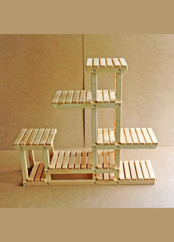 Підставка для квітів з дерева Корсика бланже (ЦВТ-000201) No Brand (328227277)