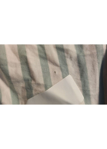 Белое пляжное платье для беременных с микро-дефектом H&M в полоску
