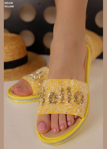 Жіночі шльопанці жовтого кольору Flip Flops (284722300)