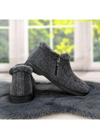 Тапочки чуні жіночі високі на хутрі Gipanis (301127758)