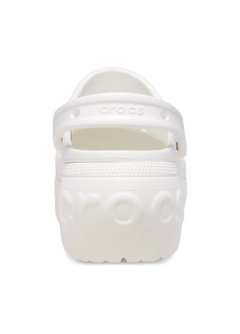 Белые женские кроксы bella clog white 210062 Crocs