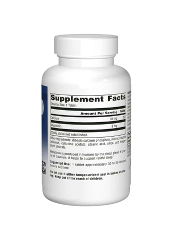 Мелатонин для сна Melatonin 3 mg 120 Tabs Source Naturals (301769203)