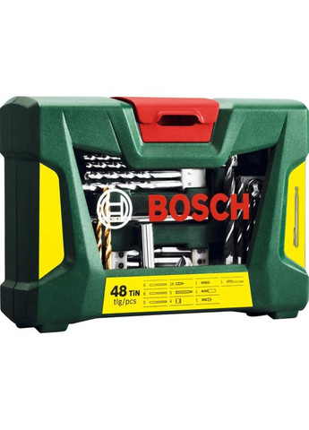 Набор принадлежностей V-Line-48 (48 шт) сверла и торцевые головки по дереву, металлу (26419) Bosch (347332448)