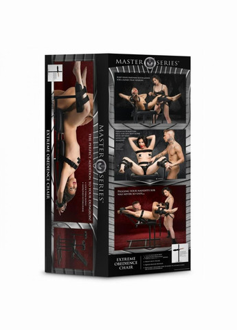 БДСМ креслокушетка Extreme Obedience BDSM Chair черный Master Series (297131483)