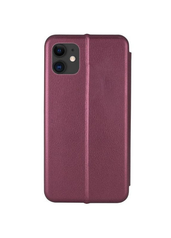 Шкіряний чохол-книжка Classy для Apple iPhone 13 (6.1") Maroon No Brand (345560856)