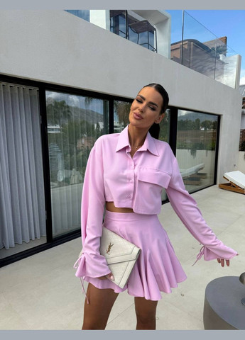 Костюм с юбкой и укороченной рубашкой Adelante (322055083)