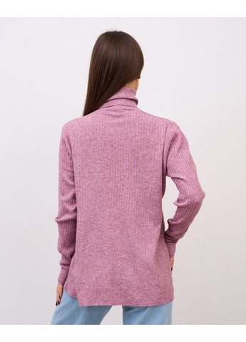 Сиреневый демисезонный кашемировый гольф в рубчик Magnet