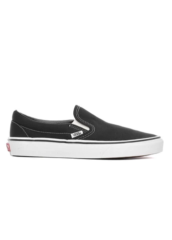 Чорні кеди classic slip-on black vn000eyeblk1 Vans