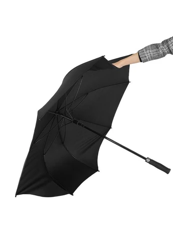 Комбинированный зонтик h11 sky black от дождя большой классический 1 шт. Lesko (352012027)
