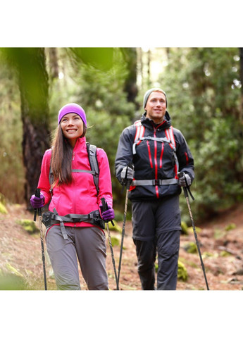 Трекінгові палки карбонові 3-х секційні 70-135см Anti-shock Outtec (296119641)