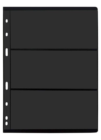 Лист двухсторонний для марок (бон, открыток, этикеток) 215ммх280мм 3 строки PTR No Brand (317769946)