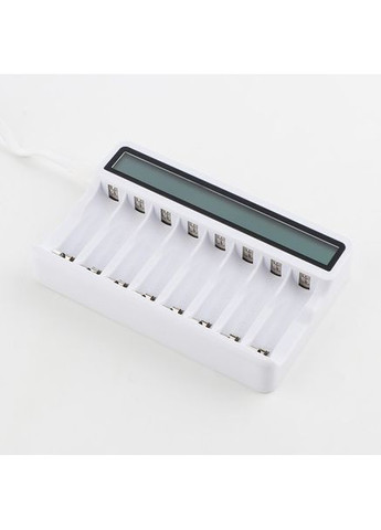Зарядное устройство ZN826E для AA/AAA Ni-MH, USB, LCD, 8 канальная, White, Box Soshine (370625028)