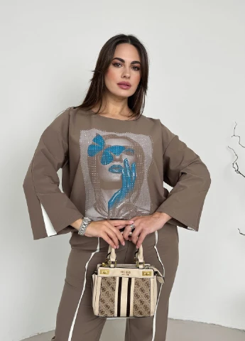 Женский костюм со стразами No Brand (319327450)