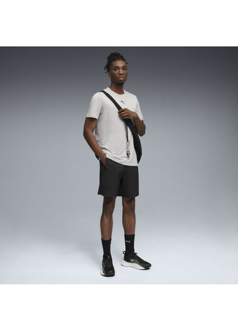 Сіра футболка tad essentials heather cat tee men Puma