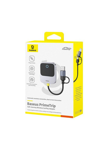 Адаптер SafeJourney Series Wireless CarPlay Adapter Space Grey (C10745100813-00) Baseus (361871441)