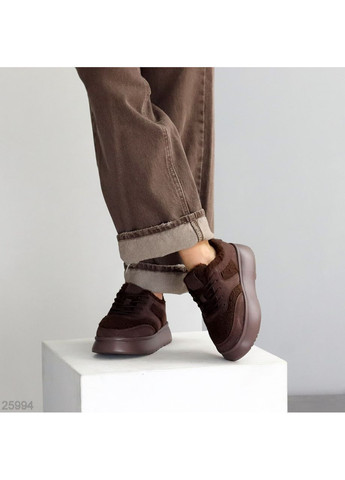 Зимние кроссовки Helen коричневые зима (370547166)