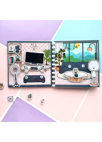 Тока бока 2 в 1 «ПЕРСОНАЖІ + БУДИНОЧОК» No Brand (365762396)