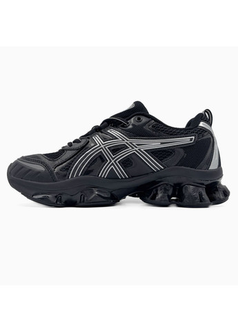 Черные демисезонные кроссовки мужские asics gel-quantum kinetic triple black асикс гель квантум No Brand