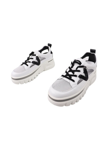 Білі кеди жіночі білі натуральна шкіра FARINNI 793-25LTSP