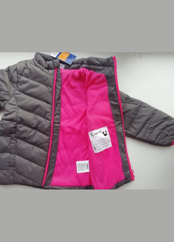 Серая демисезонная куртка демисезонная водоотталкивающая и ветрозащитная для девочки 342168 Lupilu