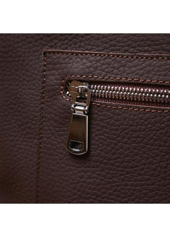 Сумка шоппер женская из натуральной кожи на плечо большая Коричневый 39250 Shvigel (353302628)