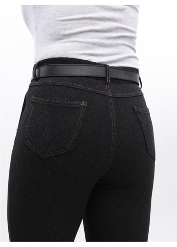 Штани жіночі чорні слім МОМ теплі CARMITO MOM (369668879)