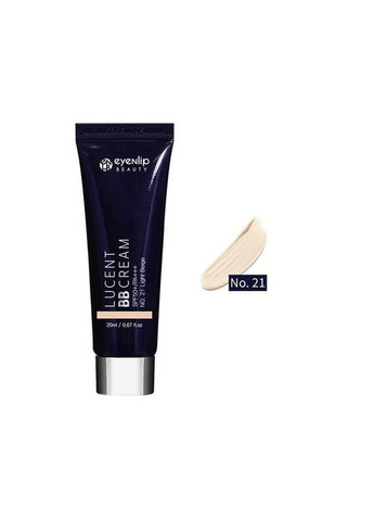 Увлажняющий крем для лица Lucent BB Cream SPF 50+ PA+++ №21 Light Beige 20 ml Eyenlip (358500147)