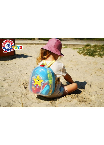 Іграшка Набір для гри з піском рюкзак для дітей ігровий комплект для пляжу ТехноК (371793354)