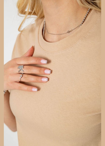 Женская футболка однотонная,, Ager - (333455628)