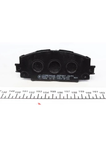 Колодки гальмівні дискові ПЕРЕДН LEXUS CT 200H 2011-,TOYOTA PRIUS 1.8HYBRID 09- 24451.155.1-ua ZIMMERMANN (361636526)