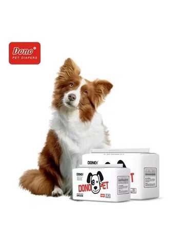Подгузники одноразовые для собак-сук (FEMALE), L вес 7-10 кг, обхват 34-54 см, 12, 12 шт Dono (278411834)