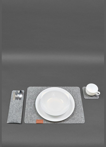 Набор для сервировки стола на 1 персону светло-коричневый (A-028201) BlankNote (328961637)