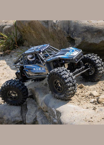 Машинка на радіокеруванні UTB18 Capra 4WS 4X4 RTR Brushed 1/18 Rock Crawler Battery & Charger (Blue) Axial (347581551)