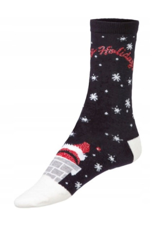 Комбіновані комплект жіночих шкарпеток з новрічним принтом Esmara новорічні (306713892)