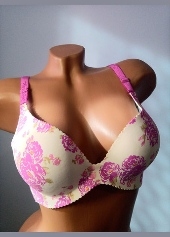 Малиновий бюстгальтер чашка в-с безшовний на коректорі Blue Rose