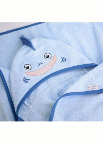 Пелюшки для малюків Пелюшка для купання Baby Veres "Shark blue" 80*120 (190.52) Верес Пелюшка для купання Baby Veres "Shark blue" 80*120 (307357235)