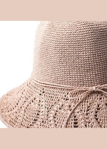 Шляпа со средними полями женская бумага розовая ИЛАНА LuckyLOOK 444-386 (292668955)