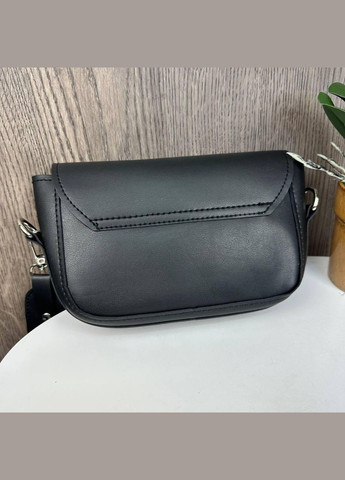 Жіноча міні сумочка клатч на плече екошкіра чорна (sku_1523) No Brand (330576226)