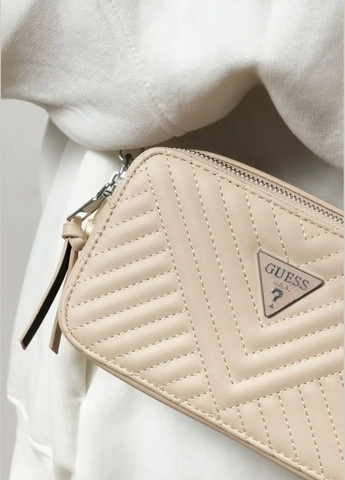 Женская сумка Guess 5510 кросс-боди бежевая No Brand (300513930)