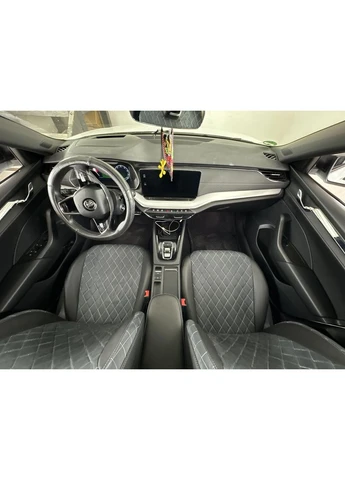 Авточохли Skoda А8 Combi Sportline 2020-2024 (Екошкіра + Замша) Чохли в салон EMC-ELEGANT EMC ELEGANT Octavia (398186212)