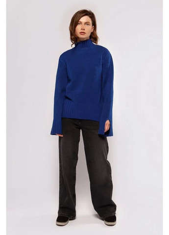 Синій демісезонний светр sw924 42-44 ультрамарин Sewel