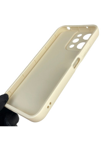 Чехол силиконовый Soft Touch с 3D принтом для Redmi 12 молочный (Полная защита камеры) Xiaomi (371653220)