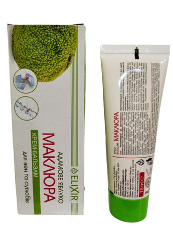 Крем бальзам Маклюра для вен и суставов 75 мл Эликсир (316607992)