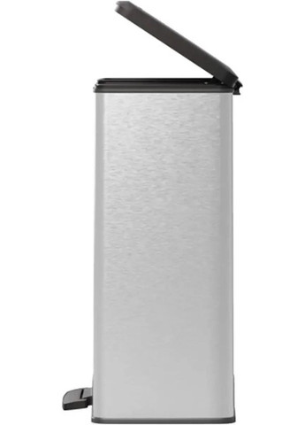 Контейнер для мусора с педалью 65 л (01128) Серебристый Curver (334713913)
